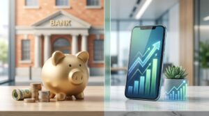 Poupança tradicional vs conta digital com rendimento: comparativa para escolher onde guardar seu dinheiro
